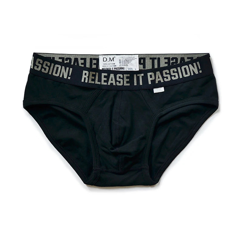 Male Underwear Gay Cuecas Masculinas Solid Sexy Men's Briefs Low-Rise Ropa Interior Hombre Underwear Men Sissy Slip Homme Sport