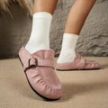 New Women Shoes Clogs for Women Fashion Cork Suede Mules Slippers Classic Cork Antislip for Outdoor Slippers with Arch Support