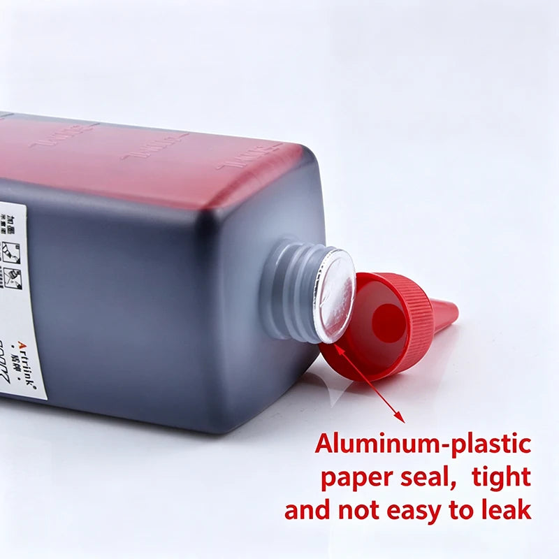 500ml Jumbo Marker Refill Ink – Black/Red/Blue, Oil-Based Waterproof, Large Capacity for Office School Factory Warehouse Marking