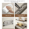 Foldable kitchen Storage Rack Fridge Organizer Storage Tray Clear Food Storage Organizer Spice Rack kitchen Organizer