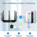 Wireless Signal Booster Wifi Extender Small Steamed Bun Network Repeater Ap Broadband Home Router Signal Amplification Extension