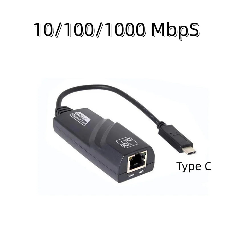 USB 3.0 wired network card to RJ45 Type - C to LAN Ethernet adapter for PC Laptop MacBook Windows - Visuel 7 | SAMAG
