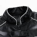 American Leather Jacket Coats Male Autumn Winter Street Pilot Motorcycle Clothing Hiphop Trend Loose Luffian Handsome Top Coats