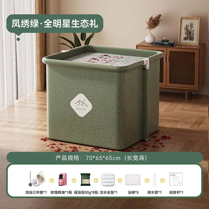 Prop Adults Bathtub Organizer Toys Groundsheet Tempreture Bathtub Edge Barrier Household Wanna Skladana Dla Doroslych Furnitures