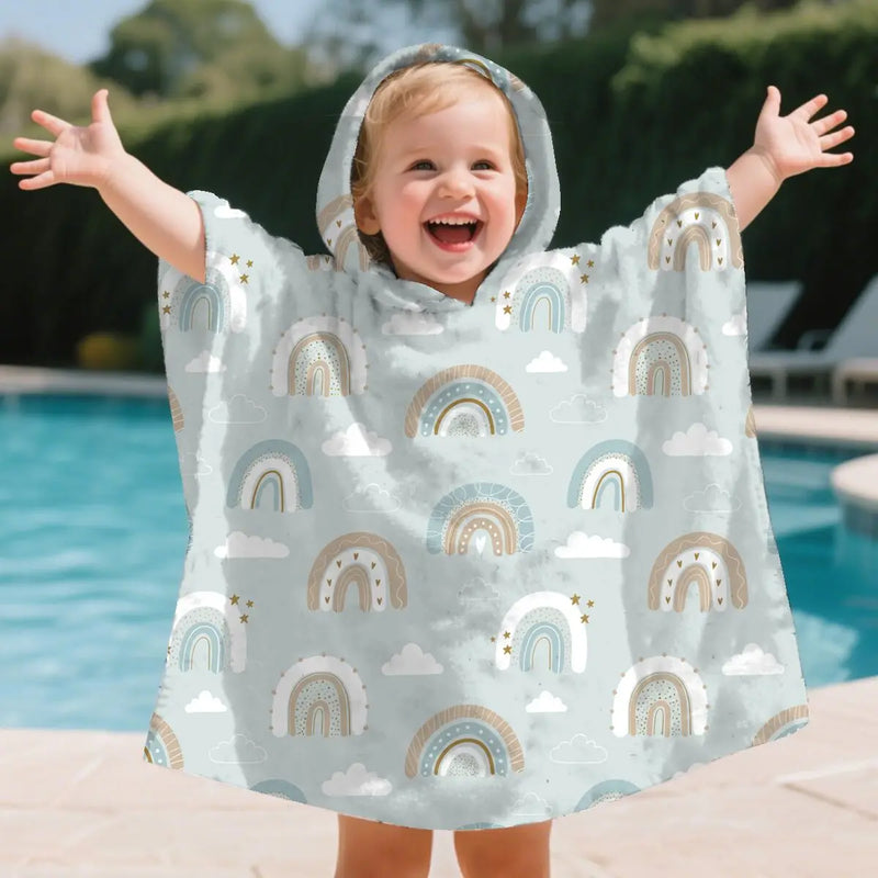 Elinfant Hooded Bath Towel -Soft, Absorbent, For 0-3 Years Old, Bathroom, Beach,Baby Bath Towel,Suitable for Youngsters's