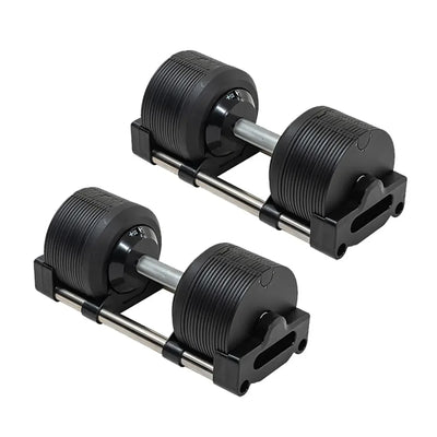 Adjustable Dumbbell, Quick Change Steel Plate System, 5LB | SAMAG