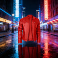 Business Style PU Leather Jacket Stand Collar Slim Fit Zipper Coat Multiple Colors Autumn New Arrival Fashion Urban Outerwear