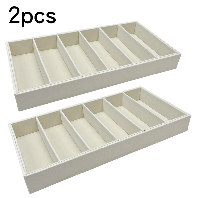 Glasses Box - Multi-Patterned Fabric Eyewear Jewelry Storage Box - Sunglasses Display Stand