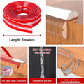 3meters Table Edge Guard Furniture Corner Protector Strip Self Adhesive Transparent Kids Collision Proof Soft Bumper Baby Safety