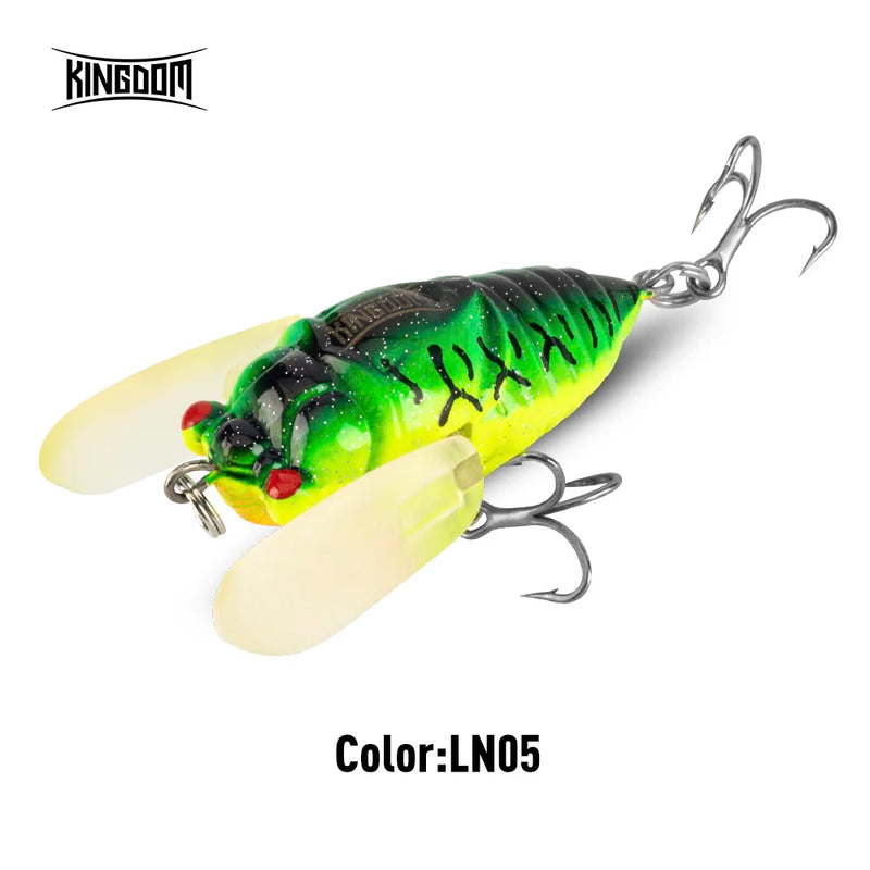 Kingdom Fishing Lure Bionic Cicada 40mm5.5g 55mm12.1g | SAMAG