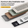 Aluminum Alloy Vents Cover Rectangle Louver Ventilator Grille Cover Breathable Mesh 50/80mm Wide Air Vent Decor