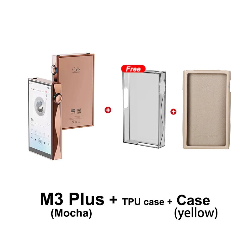 SHANLING M3 Plus HiFi Portable Music Player USB DAC AMP Open Android 13 Hi-Res Audio MP3 DSD512 PCM768 Bluetooth LDAC WiFi