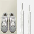 Flat Shoelaces Solid Neutral Color Replacement Shoe Strings Suitable for Sneakers Dad Shoes