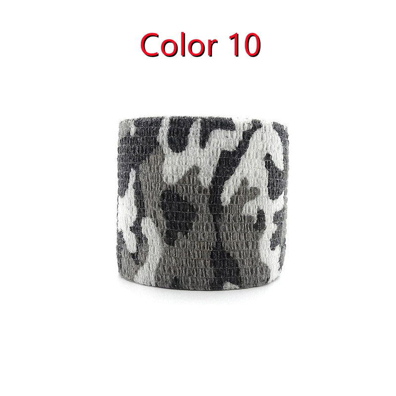 1 Roll U Pick 4.5m*5cm Waterproof Outdoor Camo Hiking Camping Hunting Camouflage Stealth Tape Wraps