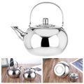 Stainless Steel Water Kettles Teapot With Infuser Filter Coffee Kettle Green Tea Jug Home Office Tea Coffee Tools Cookware