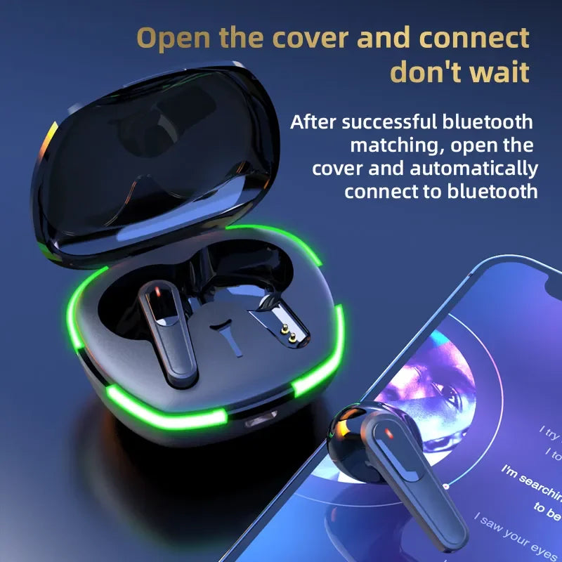 TWS Pro60 Fone Wireless Earphones with Box Bluetooth 5.0 Headphones HiFi Stero Headset Sports Earbuds for ios & Smart Phone