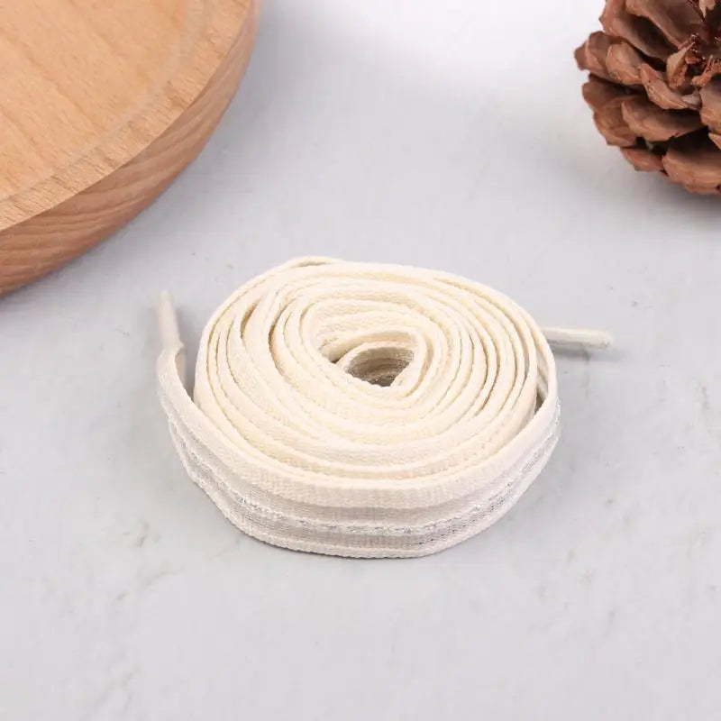 2cm Bow Wide Flat Shoelaces Fish Silk Transparent Striped Shoelaces Sneaker Black Sport Training Shoes Casual Shoes Laces