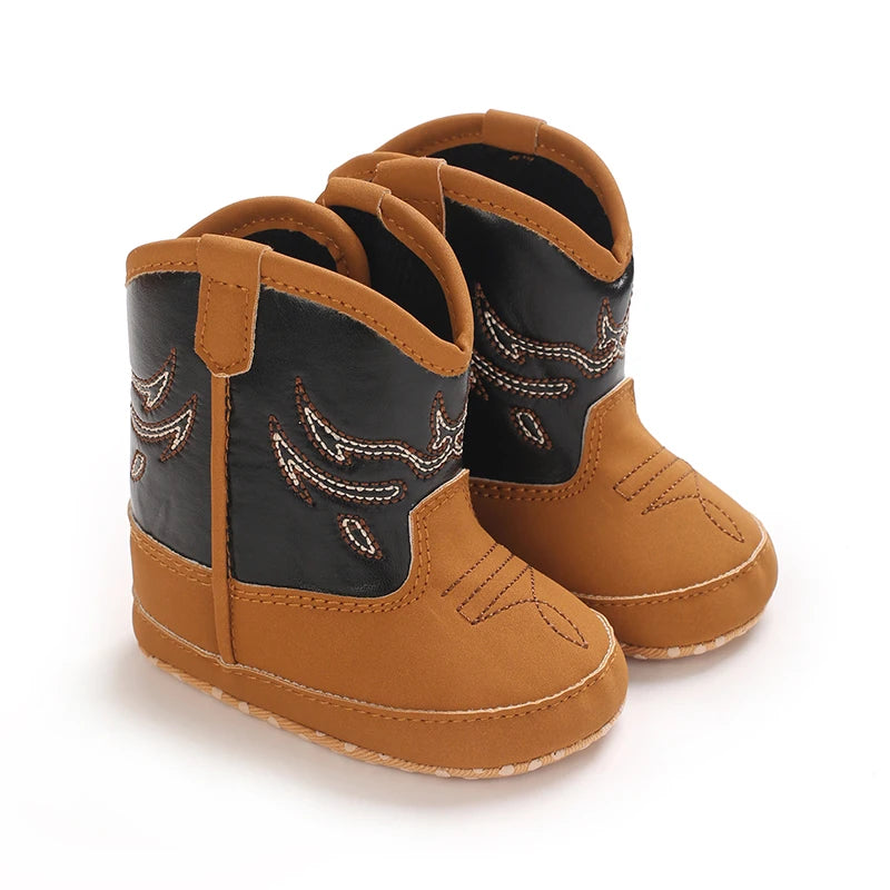 0-18M Infant Baby Autumn Winter Short Boots Soft Cotton Material Rubber Sole Warm Casual Walking Boots
