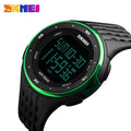 SKMEI 1219 Mens Ladies Digital Clock Relogio Masculino  Outdoor Sport Watches Men Women Waterproof LED Sport Military Watches