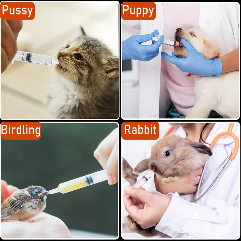 10ml Plastic Syringes Are Suitable for Partying, Measuring, Watering, Refilling, and Feeding Pets