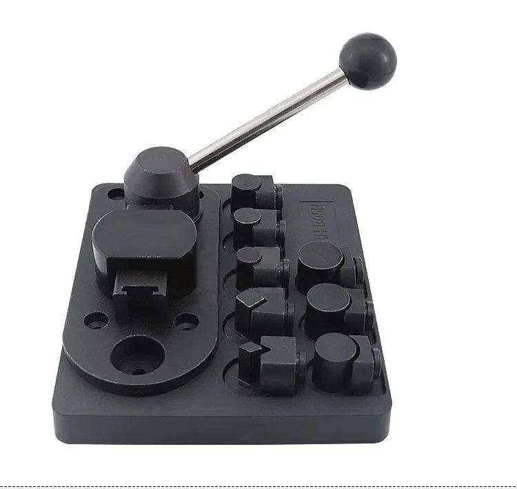 Metal Ring Bending Machine for Jewelry Making Gold Silver Copper Round Forming Rolling Press Tool Kit for DIY Crafts