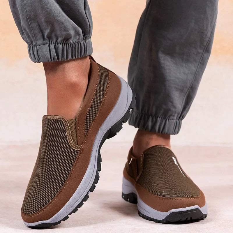 Men's Casual Classic Loafers 2025 New Middle-aged and Elderly Casual Sports Lightweight Soft Sole Shoes Comfortable and Non-slip