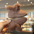 Winter Kids Baby Snow Boots First Walkers Plush Warm Soft Bottom Children Shoes