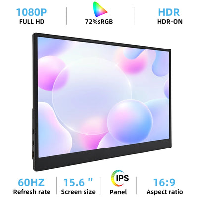 ZSUS 15.6-Inch 1920*1080 Portable Monitor 1080P | SAMAG