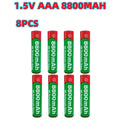 NEW 8800mAh Rechargeable Battery AAA  Alkalinity Battery 1.5 V AAA Battery for Clocks Mice Computers Toys So on