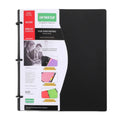 3 Ring Loose-leaf File Folder Waterproof Detachable Notebook Binder Dustproof Thickened 3 Hole Punched Lined Paper Mobile Office