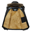 New Fashion Men Hooded Fur Collar Long Jackets Warm Parkas Fleece Down Jackets Male Winter Coats Outdoor Casual Jackets Size 7XL