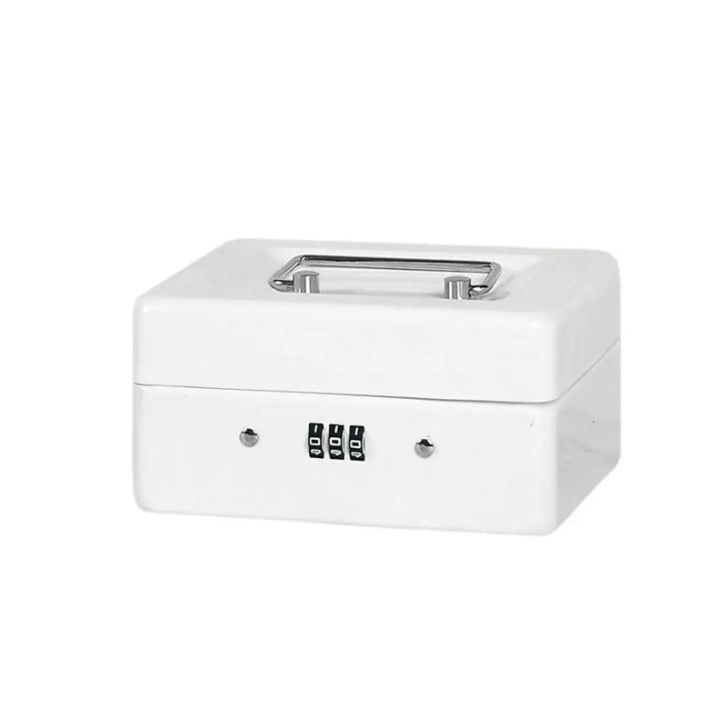 Small/Large Locking Cash Box Double Layer Safe Metal Money with Tray Cover Key Lock/ Password Saving - View 20 | SAMAG