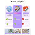 Custom Waterproof PVC Square Stickers 1/70/210 Pcs Personalized for Party Label Packaging