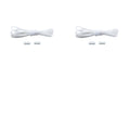 1/2/4 pairs Semicircle No Tie Shoelaces Elastic Sneakers shoelace Metal Lock Lazy Laces for Kid and Adult One size fits all shoe
