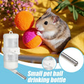 Water Bottle for Hamster Ferrets Water Dispenser No Drip Drinker Small Accessories for Cage Gerbil Dwarf Hamster Hedgehog Pet