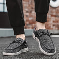 Brand Men Casual Shoes Fashion Denim Canvas Shoes Breathable Men Walking Flat Shoes Outdoor Large Size Light Men's Shoes Loafers