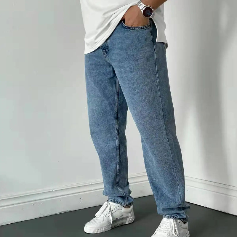 Business Men's Jeans Casual Straight Stretch Fashion | SAMAG