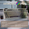Custom EPOMAKER RT100 95 Gasket Mounted Wired Bluetooth 2.4G Wireless Mechanical Keyboard with Multimedia Knob Mini Display Gift