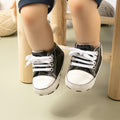 Newborn Baby Shoes Classic Sequins Canvas Cotton - View 4 | SAMAG