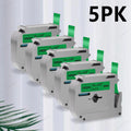 1/3/5Pack M-K231 M Tape Compatible for Brother P-Touch M231 MK231 MK-231 12mm Black on White for Brother PT70 PT80 Label Printer