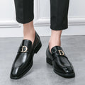 Men Loafers PU Low Heel Professional Classic Comfortable Business Men Shoes Size 38-46