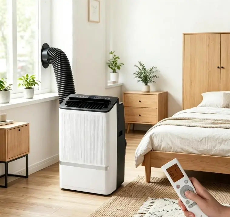 WiFi Enabled Portable Air Conditioner 14000 BTU with Dehumidifier Function And 24H Timer for Home Comfort Energy Efficient