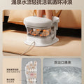 220V Home Electric Foot File Soaking Tub - Foldable, Constant Temperature, Fully Automatic Heating with Foot Massage AK