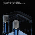 Karaoke Audio Machine Speaker System With 2 Microphones Portable Wireless Bluetooth-compatible Home Tv Ktv Set Speakers