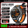 TANK Ultra 1400mAh Battery Military Smart Watch 10ATM Waterproof Heart Rate Tactical LED Flashlight Men - Visuel 11 | SAMAG
