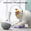 DOEL Cat Interactive Toys Funny Feather Kitten Teaser Indoor Play Automatic Toy Gift Cat Feather Toy