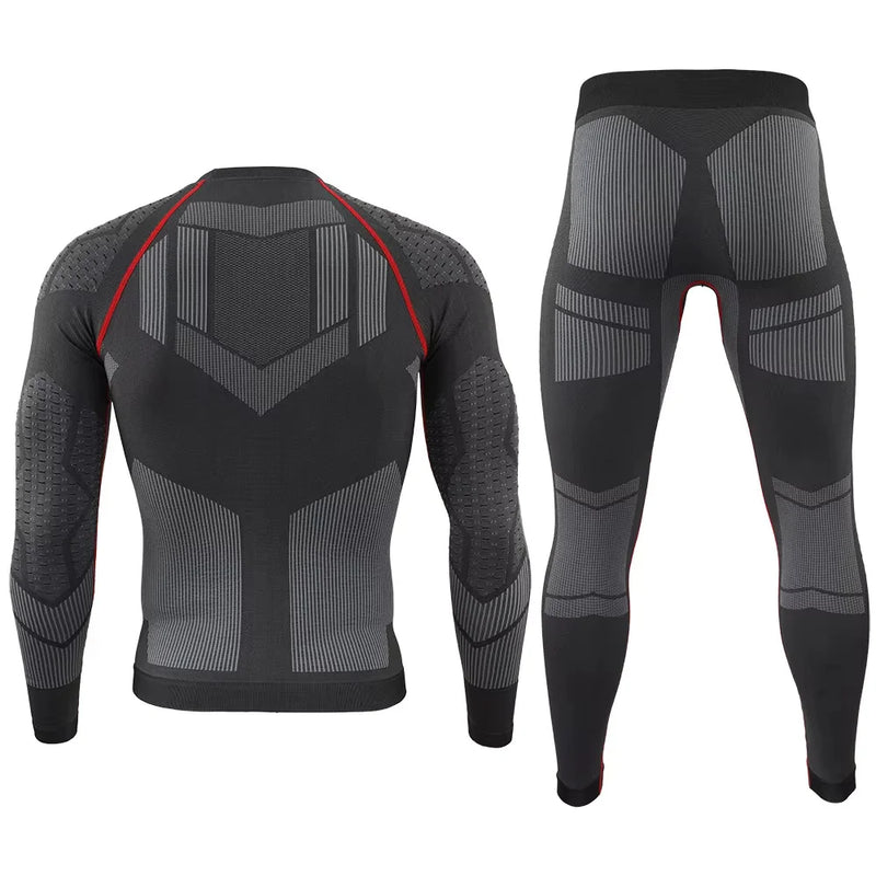 Men Sports Tactical Underwear Sets Fitness Running Tracksuits Breathable Quick Drying Clothing Sweatwicking Sports Clothing