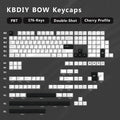 KBDiy GMK Blue Samurai Keycap Cherry Profile Double Shot PBT ISO Keycaps For Gamer Mechanical Keyboard Kit Gaming Point Key Cap