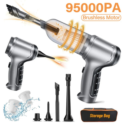 Car Vacuum Cleaner Wireless Portable 95000PA High Power | SAMAG