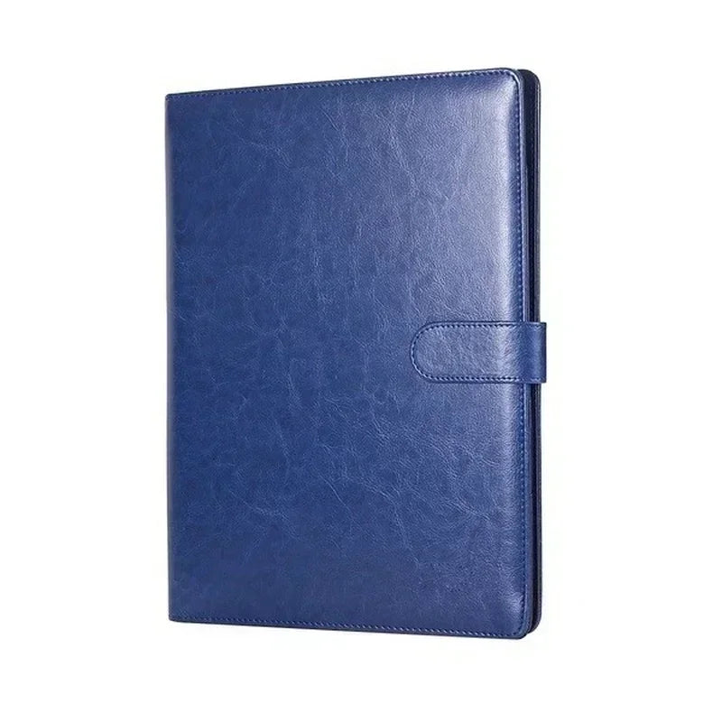 Multifunctional A4 Conference Folder Business Stationery PU Leather Contract File Folders Binder Office Supplies Desk Organizers